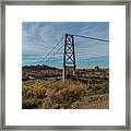 North Span, Yuma Bridge To Nowhere #2 Framed Print