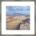 Northern Colorado Foothills Aerial View #1 Framed Print