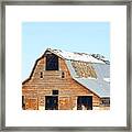 Old Barn In Idaho #1 Framed Print