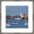 Old Town Harbor Photograph #1 Framed Print