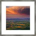 Palouse Storm #1 Framed Print