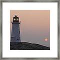 Peggy's Cove Lighthouse #2 Framed Print