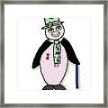 Perky Penguin #1 Framed Print