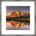 Picture Lake Reflection #2 Framed Print