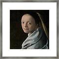 Portrait Of A Young Woman Framed Print