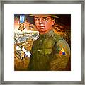 Portrait Of Corporal Roberts #1 Framed Print