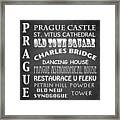 Prague Famous Landmarks #1 Framed Print