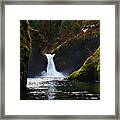 Punchbowl Falls Ii Framed Print