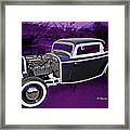 Purple Hot Rod #1 Framed Print