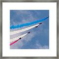 Red Arrows Display #1 Framed Print