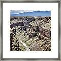Rio Grande Gorge #1 Framed Print