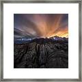 Rock Eruption #1 Framed Print