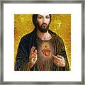 Sacred Heart Of Jesus Framed Print