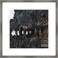 Sea Cliff And Caves, Polynesia #1 Framed Print
