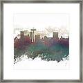 Seattle Washington Skyline #1 Framed Print