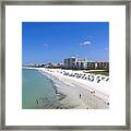 Siesta Key Beach, Sarasota, Fl #1 Framed Print