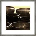 Singing Bowls #1 Framed Print