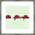 Ladybugs Framed Print
