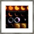 Solar Eclipse - August 21 2017 #1 Framed Print