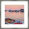Southwest Harbor Sunrise #1 Framed Print