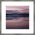 Spofford Lake Sunrise Framed Print