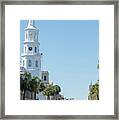 St. Michael Church In Historic Downtown Of Charleston South Caro #1 Framed Print