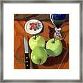 Still Life With Apples #1 Framed Print