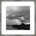 Storm At The Pier #2 Framed Print