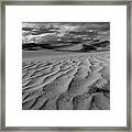 Storm Over Sand Dunes #1 Framed Print