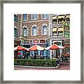 Street Cafe #1 Framed Print
