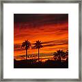 Sunrise Over Palm Desert #1 Framed Print