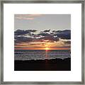 Sunset Off Lipoa Framed Print