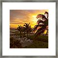 Sunset On Grace Bay #1 Framed Print