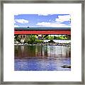 Taftsville Covered Bridge. #1 Framed Print