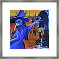 The Cat And The Witch #1 Framed Print