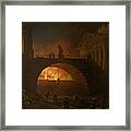 The Fire Of Rome Framed Print
