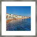 The Town Of Spetses Island - Greece #1 Framed Print