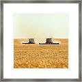 Twin Combines #1 Framed Print