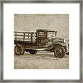 Vintage Truck Framed Print