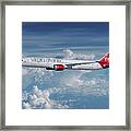 Virgin Atlantic Dreamliner Framed Print