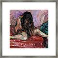 Weeping Nude #4 Framed Print