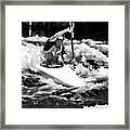 Whitewater Kayaker #2 Framed Print