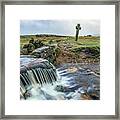 Windypost Cross - Dartmoor #1 Framed Print