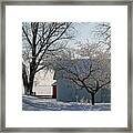 Winter Barn #1 Framed Print