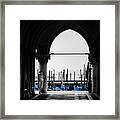Woman At Doges Palace Framed Print