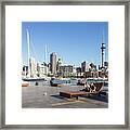 Wynyard Quarter, Auckland's Newest And Tendy Waterfront Neighbou #1 Framed Print