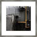 Yellow Is Lonely In Filth Framed Print