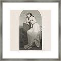 Young Woman In A Long Gown #1 Framed Print