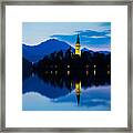 Dawn Breaks Over Lake Bled #10 Framed Print