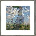 Woman With A Parasol #8 Framed Print